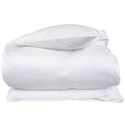 Housse De Couette 260x240 Cm Satin De Coton Grand Hôtel Blanc