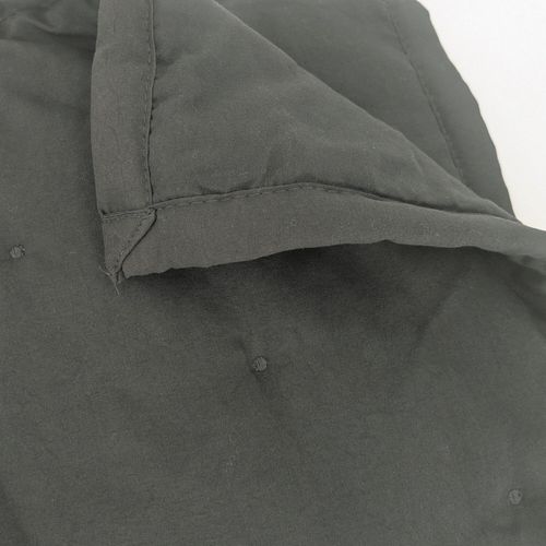 Plaid 150x200 Cm Celeste Microfibre Points Brodés Gris Anthracite