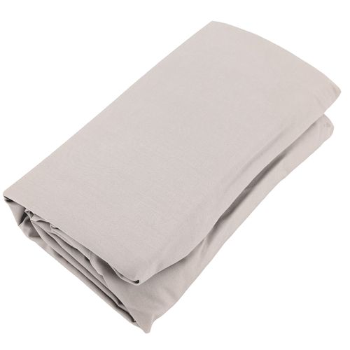 Drap Housse Uni 90x190 Cm Bonnet 35 Cm Percale De Coton Manoir Beige Lin