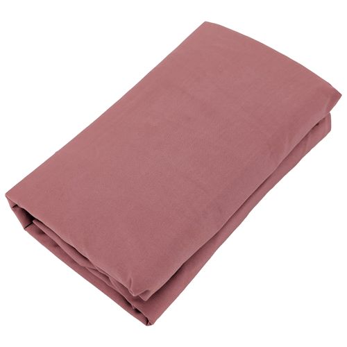 Drap Housse Uni 180x200 Cm Bonnet 35 Cm Percale De Coton Manoir Rose Peche