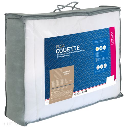 Couette 200x200 Cm Hiver Elsa Garnissage Fibre Polyester 500g/m2