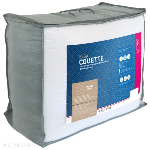 Couette 300x240 Cm Hiver Elsa Garnissage Fibre Polyester 500g/m2