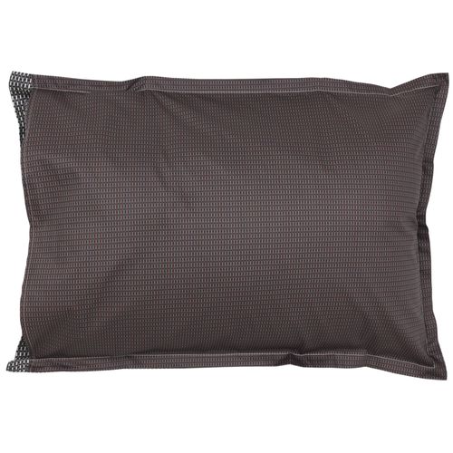 Parure De Lit 260x240 Cm 50x70 Cm En Satin De Coton Enzo Noir