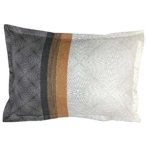 Parure De Lit 260x240 Cm 50x70 Cm En Satin De Coton Tiago Noir