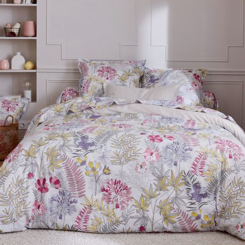 Parure De Lit 280x240 Cm Satin De Coton Anaïs Multicolore 3 Pièces