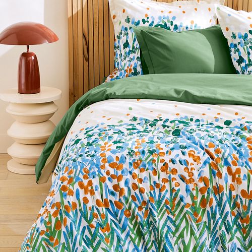 Drap Housse 120x190 Cm Bonnet 30 Coton Évasion Vert Fougère