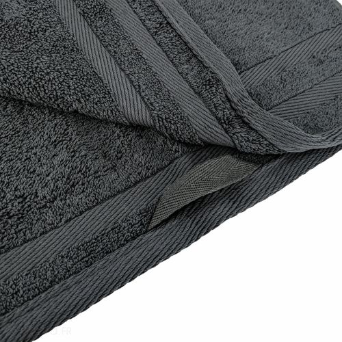 Serviette De Toilette 50x100 Cm Efficience Pure Noir Iron