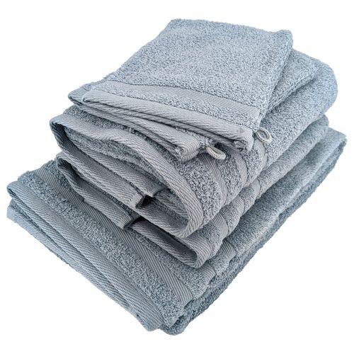 Parure De Bain Efficience Pure Bleu Capri 5 Pièces