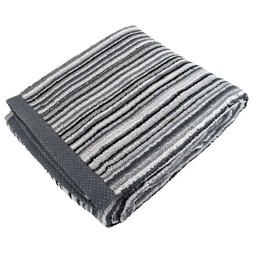 Drap De Douche Coton 500g/m2 Pure Stripes Ii Gris