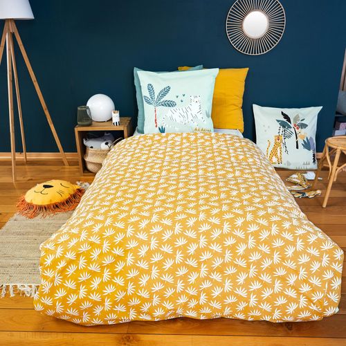 Parure De Lit Enfant Jungle Mania 140x200 Cm Microfibre Vert