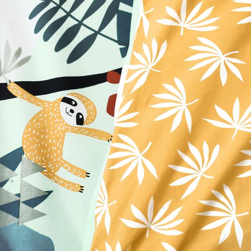 Parure De Lit Enfant Jungle Mania 140x200 Cm Microfibre Vert