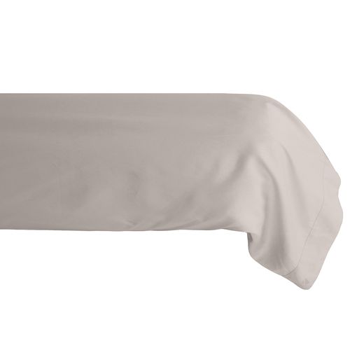 Taie De Traversin 43x190 Cm Percale De Coton Manoir Gris Cendre