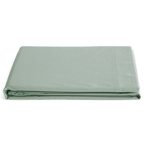 Drap Plat 240x300 Cm Percale De Coton Manoir Vert Lichen