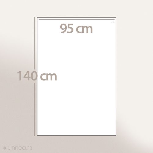 Drap De Bain Coton 550g/m2 95x140 Cm Naïa Gris Anthracite