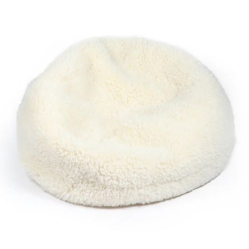 Pouf Medium Polyester Et Fausse Fourrure Collection Soft Animals Mouton Avec Garnissage