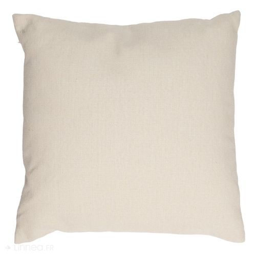 Coussin Bicolore Moderne 40x40 Cm Collection Crush Beige Et Taupe