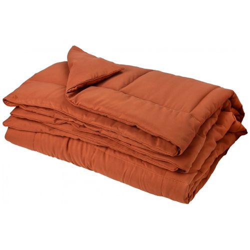 Dessus De Lit Polyester Microfibre 240x260 Cm Lazy Rose Gingembre
