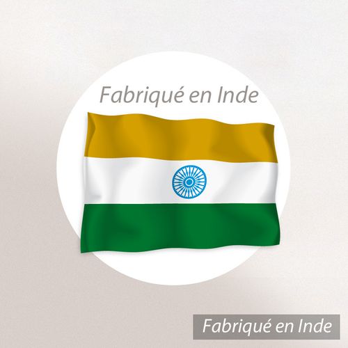 Drap De Plage Nid D'abeille 100x200 Cm Coton 230 G/m² Bleu Topaze