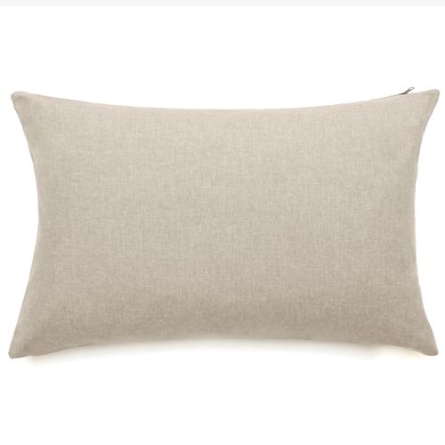 Housses De Coussin Extérieur 50x70 Cm Galia à Zip Étanche Beige Sable
