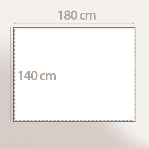 Nappe Rectangulaire 140x180 Cm Antitaches Balance Couleur Gris