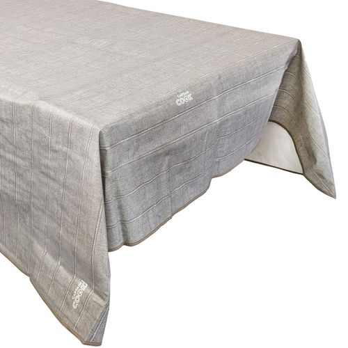Nappe Rectangulaire 140x180 Cm Antitaches Balance Couleur Gris