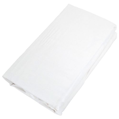 Drap Housse Concerto Satin De Coton 160x200 Cm Bonnet 35 Cm Uni Blanc Neige
