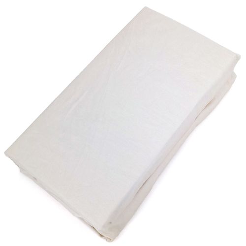 Drap Housse Concerto Satin De Coton 180x200 Cm Bonnet 35 Cm Uni Beige Craie