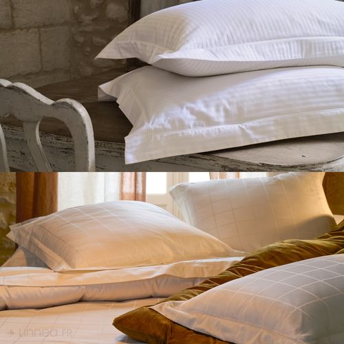 Drap Housse Concerto Satin De Coton 180x200 Cm Bonnet 35 Cm Uni Beige Lin