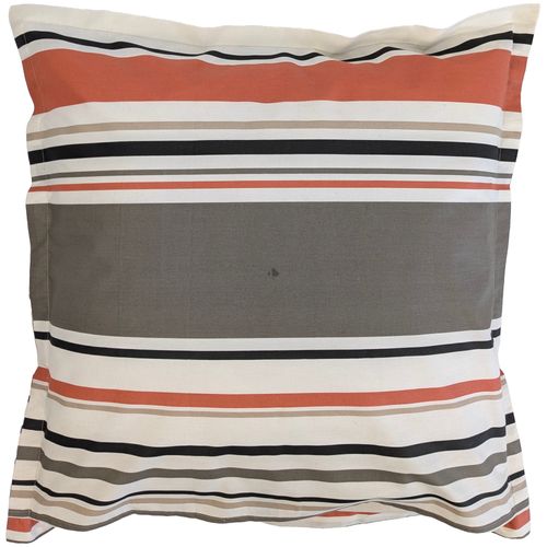 Taie D'oreiller 65x65 Cm Coton Hugo Beige/corail