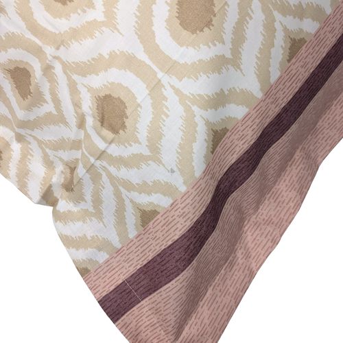 Taie D'oreiller 65x65 Cm Coton Inouk Rose/beige