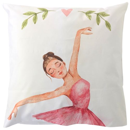 Taie D'oreiller 65x65 Cm En 100% Percale De Coton Giselle Rose