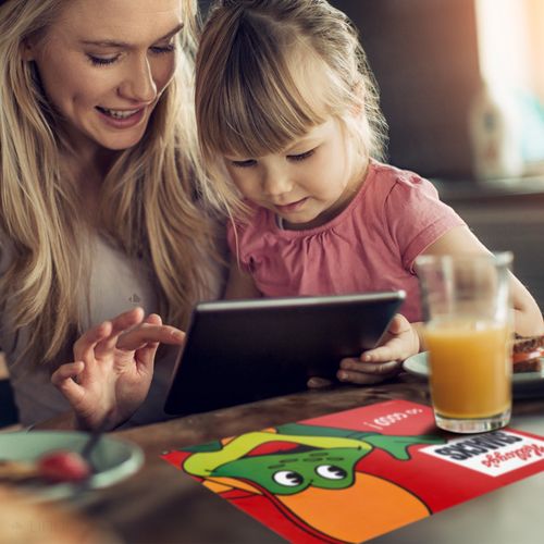 Lot De 4 Sets De Table 30x40 Cm Collection So Good Rouge Smacks