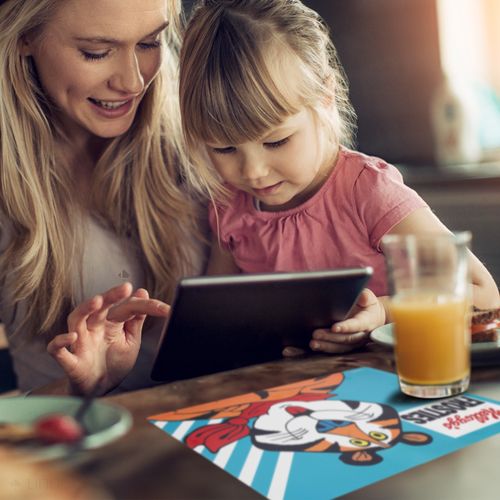 Lot De 4 Sets De Table 30x40 Cm Collection So Good Bleu Frosties