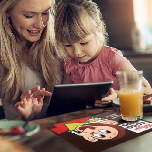 Lot De 4 Sets De Table 30x40 Cm Collection So Good Marron Coco Pops