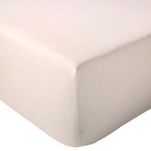 Drap Housse 200x200 Cm Bonnet 30 Cm Percale De Coton Passion Percale Beige
