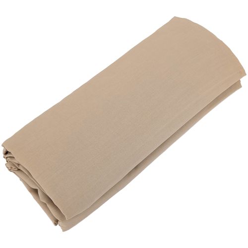 Drap Housse 80x200 Cm Bonnet 30 Cm Percale De Coton Passion Percale Marron Moka