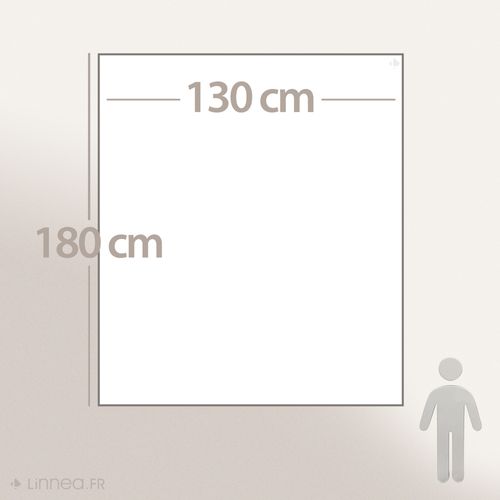 Plaid Aspect Mohair 100% Polyester Recyclé 130x180 Cm Hygge Rayé Bleu