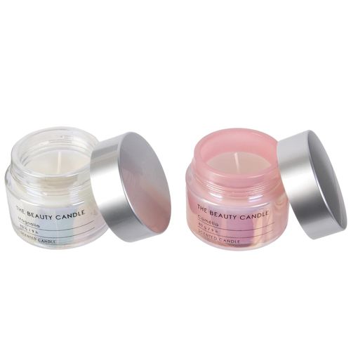 Coffret Cadeau 2 Bougies Senteurs Fleurs De Printemps Leonie Rose