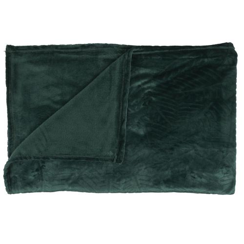 Plaid Flanelle Collection Tree 150x200 Cm Vert Sapin
