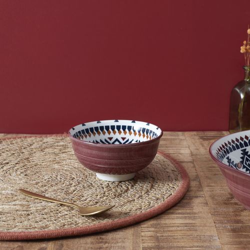 Lot De 3 Bols Motifs Fantaisie En Porcelaine 57 Cl Collection Origine