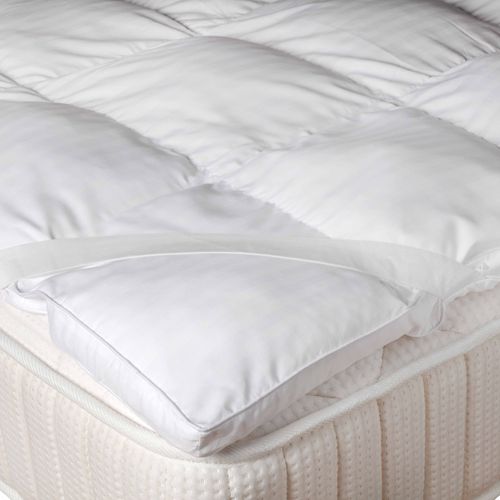 Surmatelas Élastiqué 180x200 Cm Microfibre Satin Toucher Peau De Pêche Symphonie