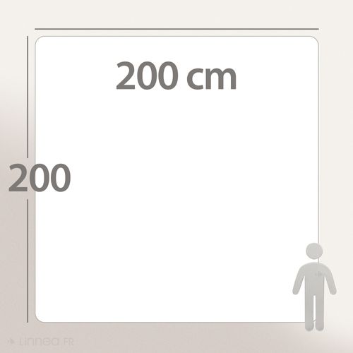 Couette Hiver 200x200 Cm Cocoon Bicolore Chocolat/moka Garnissage Fibre Polyester 400g/m2