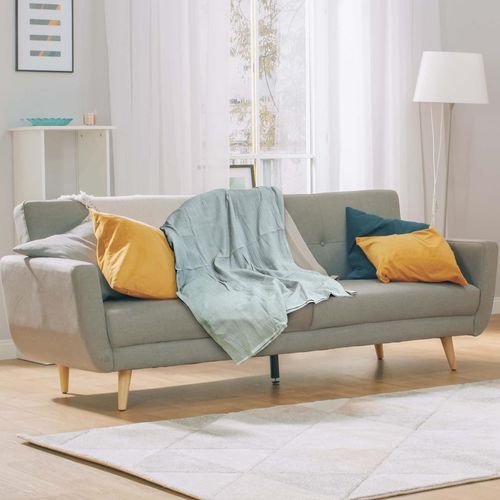 Plaid 120x150 Cm Collection Eclosion Gaze De Coton Vert Givré