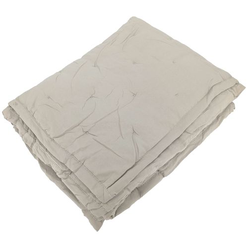 Plaid 150x200 Cm Celeste Microfibre Points Brodés Beige Loutre