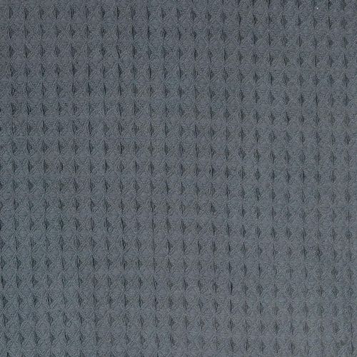 Jeté De Canapé à Franges Gaufré 120x150 Cm Collection Laury Gris Anthracite