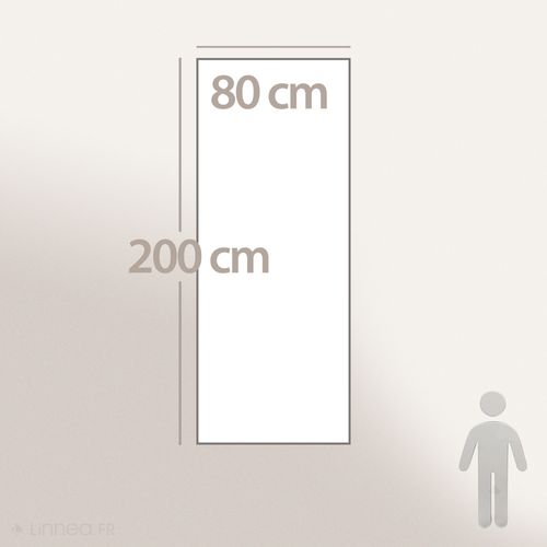 Chemin De Lit Coton Lavé 80x200 Cm Lili Déco Marron Terre Cuite