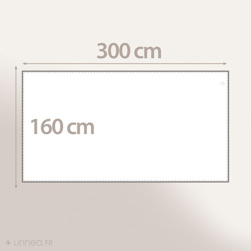 Nappe Rectangle 160x300 Cm Ness En Coton Fil Teint à Carreaux Vert Kaki