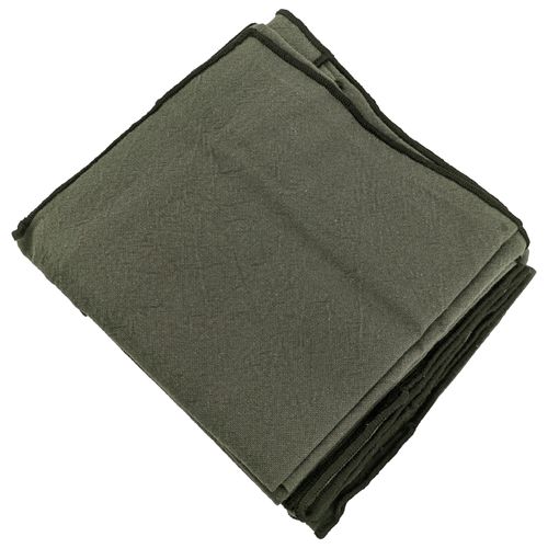 Lot De 6 Serviettes De Table Coton 42x42 Cm Hono Vert Mousse