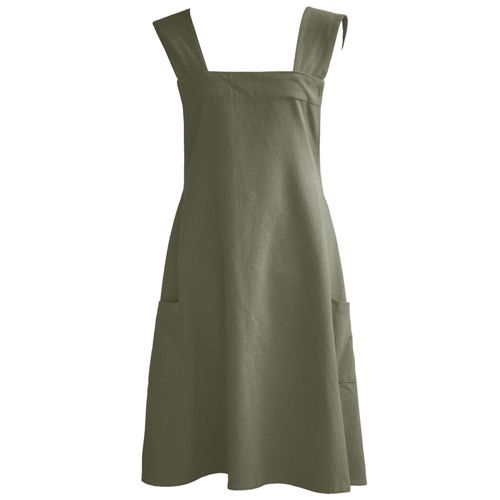 Tablier De Cuisine Coton 85x145 Cm Hono Vert Mousse