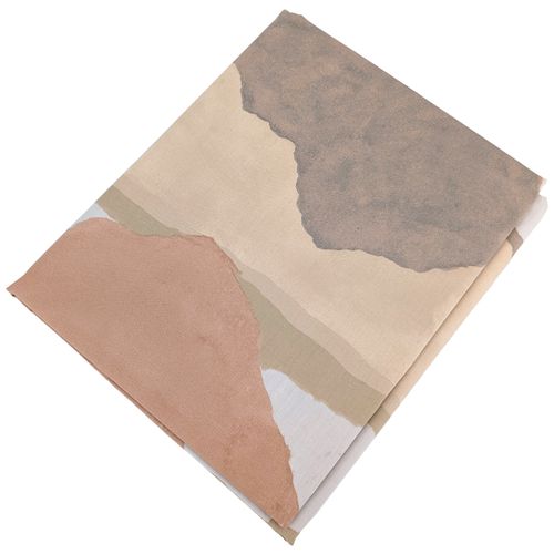 Drap Plat 240x310 Cm Percale De Coton Land Craie Multicolore